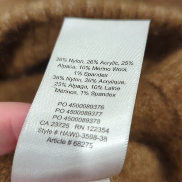 Aritzia Babaton | Adichie Oversized turtleneck Sweater Constant Camel - Picture 10 of 10